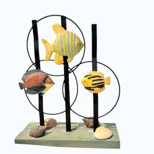 Tropical Fish Tabletop Sculpture